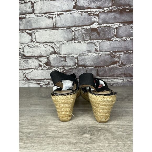 Vidorreta Metallic Silver Blue Rope Espadrilles Wedge Sandals Women 41EU/10.5US - Picture 4 of 16